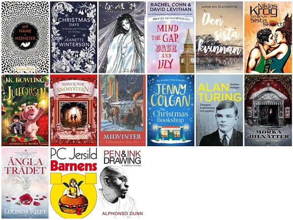 De femton böcker jag har läst i december 2022.