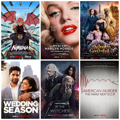 De sex filmer och tv-serier jag har tittat på i juli 2023 (listas i brödtexten)
