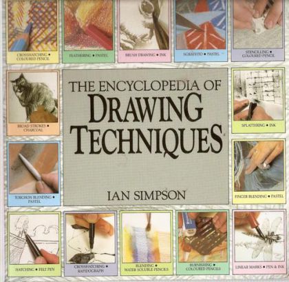 Omslag The Encyclopedia of Drawing Techniques av Ian Thompson